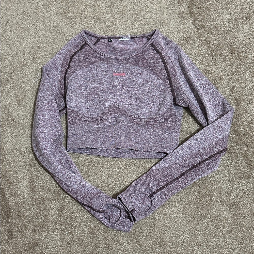 Gymshark Long Sleeve Workout Crop Top